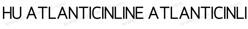 Hu AtlanticInline AtlanticInline字体转换